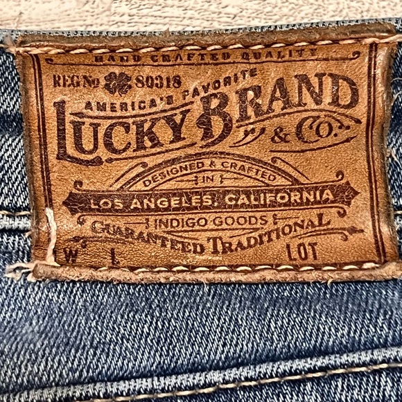 Lucky Brand Women Jeans 6 Blue Ava Skinny Ankle Cheville Frayed Raw Hem Stretch - Picture 12 of 15